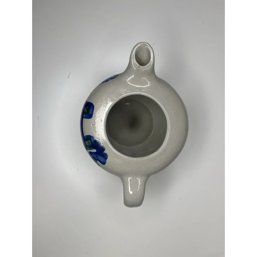 Vintage M.A. Hadley‎ HOUSE Pattern Teapot Creamer Retired Home Sweet Home No Lid